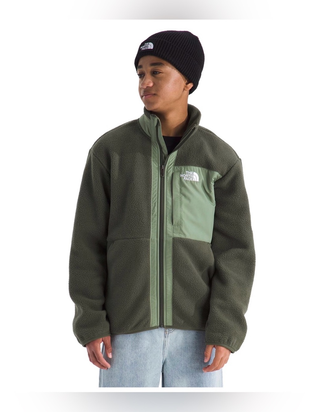 The North Face Yumiori Full-Zip Jacket Boys Green , Small (7/8) years